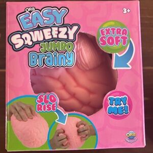 Orb Easy Squeezy Jumbo Brainy Viral squish toy